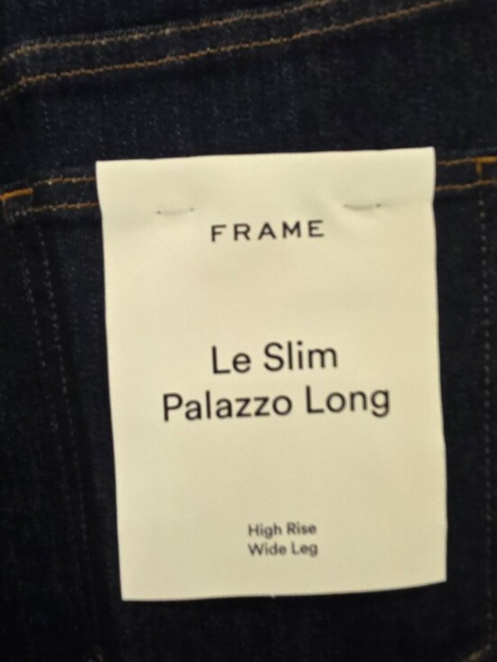 Frame Le Slim Palazzo Long Jeans - Picture 5 of 9